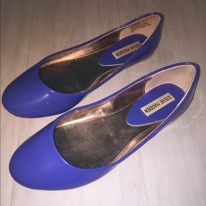 Steve Madden blue flats, size 7